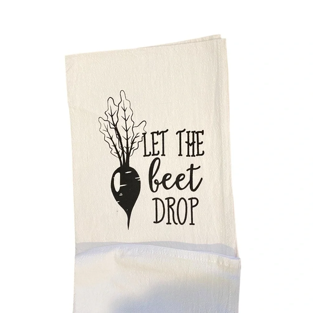 Fortivo Pantry White Tea Towels Set of 4 New with tags